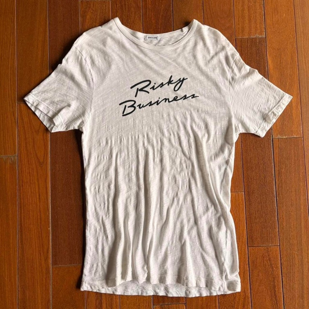 Hiro Clark Risky Business white tee